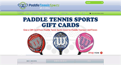 Desktop Screenshot of paddletennissports.com